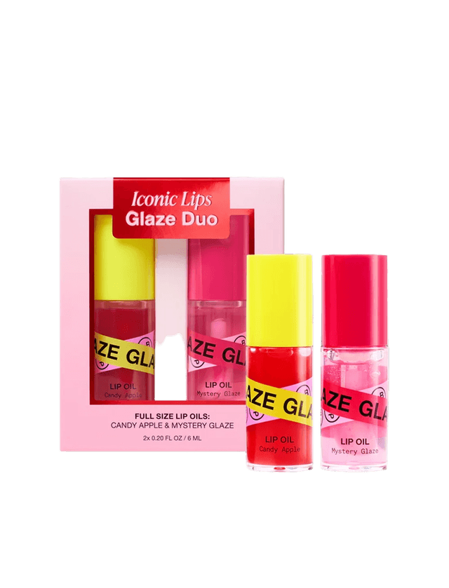 INNBEAUTY PROJECT Iconic Lips Glaze Duo Candy Apple & Mystery Glaze