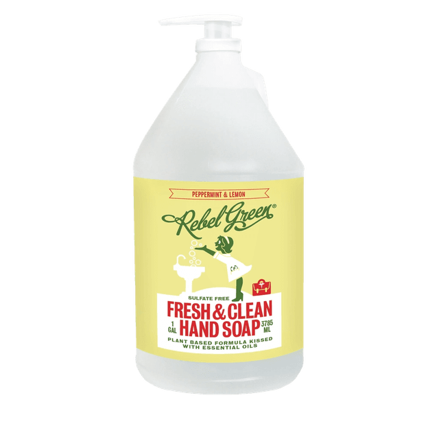 Rebel Green Fresh & Clean Hand Soap Peppermint & Lemon