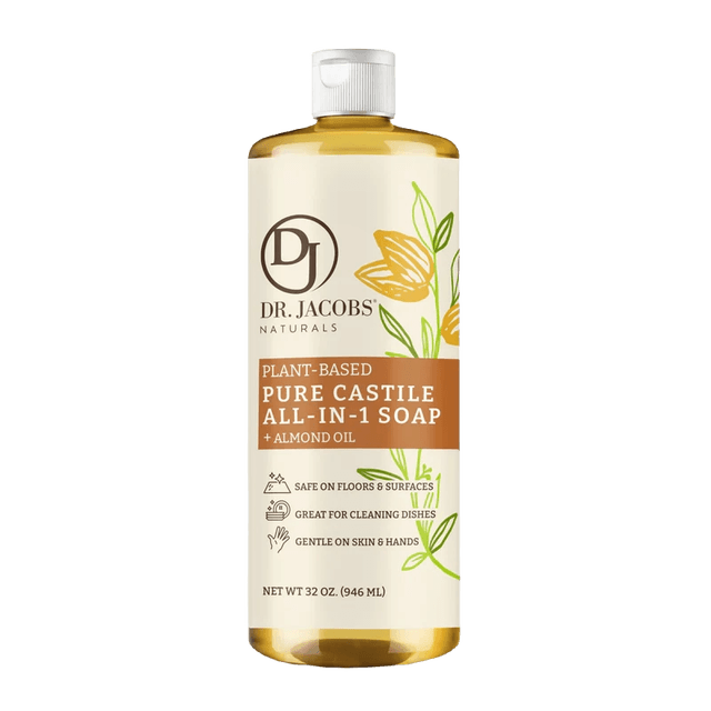 Dr. Jacobs Naturals Pure Castile All-In-1 Soap + Almond Oil