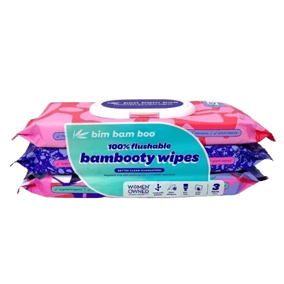 Bim Bam Boo Bamboo Flushable Wipes