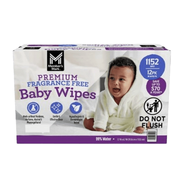 Member's Mark Premium Baby Wipes Fragrance-Free