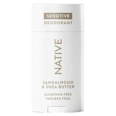 Native Deodorant Sensitive Aluminum Free Sandalwood & Shea Butter for Women and Men