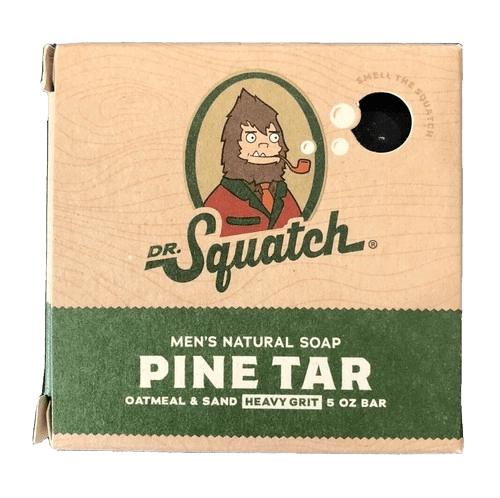 Dr. Squatch Pine Tar Oatmeal & Sand Heavy Grit Men's Natural Soap
