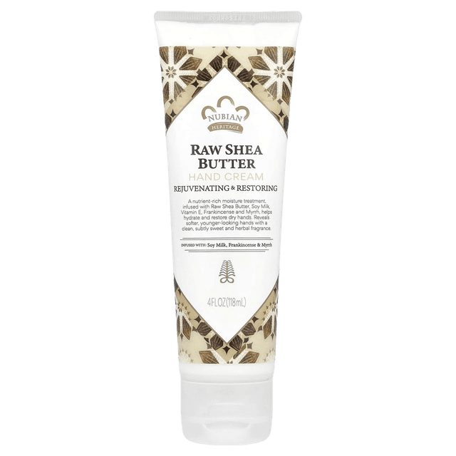 Nubian Heritage Raw Shea Butter Hand Cream Rejuvenating Restoring