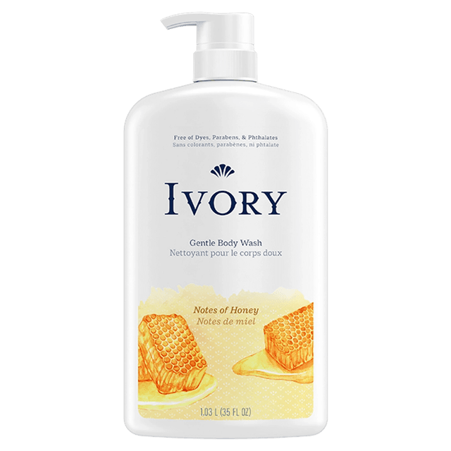 Ivory Gentle Body Wash Notes of Honey