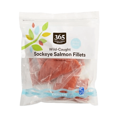 365 WHOLE FOODS MARKET Wild-Caught Sockeye Salmon Fillets