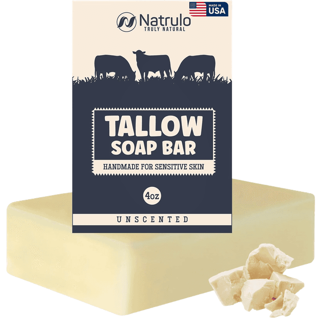 Natrulo Tallow Soap Bar Unscented