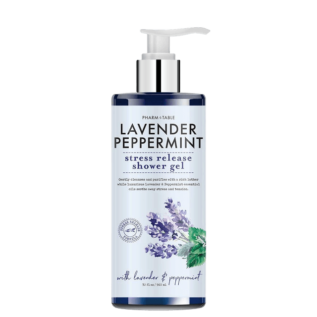 Pharm to Table Stress Release/Lavender & Peppermint Shower Gel Body Wash