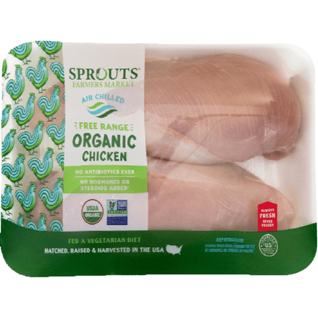 Sprouts Farmers Market Organic Boneless Skinless Chicken Breast Fillets