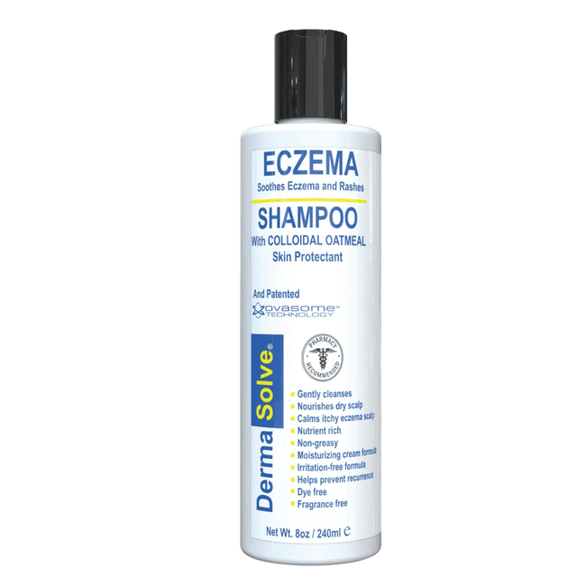 Derma Solve Eczema Medicated Shampoo 2% Colloidal Oatmeal Fragrance Free