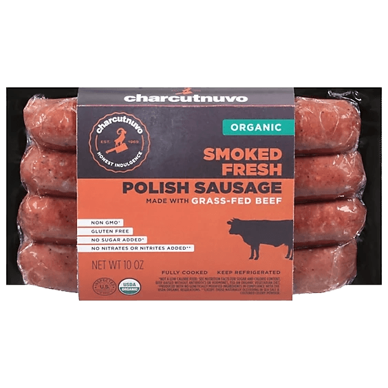 Charcuterie Nuvo Organic Smoked Polish Sausage