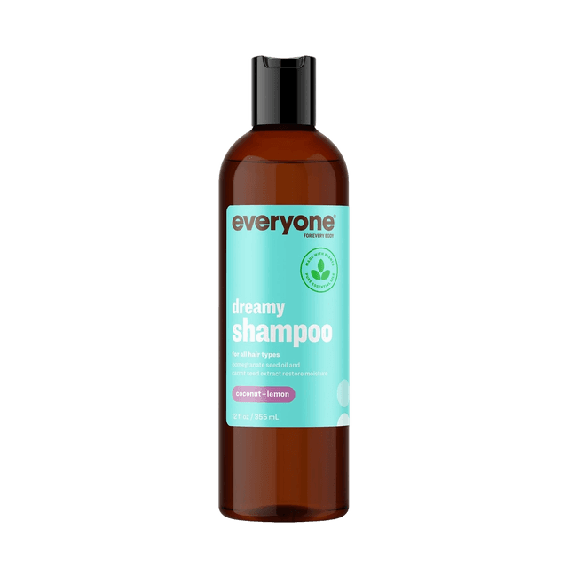 everyone dreamy shampoo coconut + lemon plastic bottle