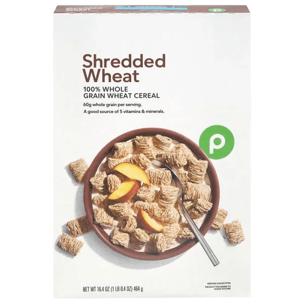 Publix Shredded Wheat 100% Whole Grain Wheat Cereal