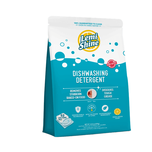 Lemi Shine Dishwasher Pacs Fresh Lemon Scent