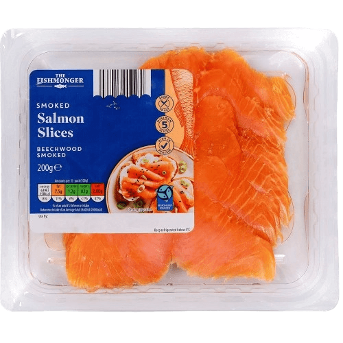 The Fishmonger Smoked salmon slices