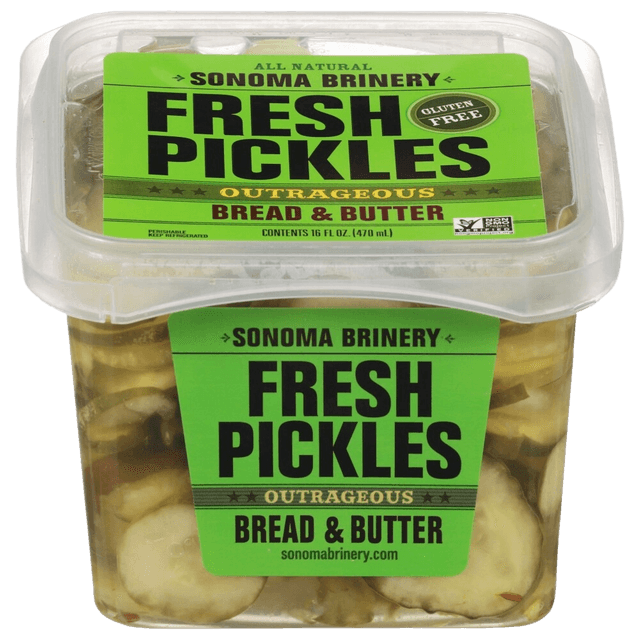 Sonoma Brinery Fresh Pickles Outrageous Bread & Butter