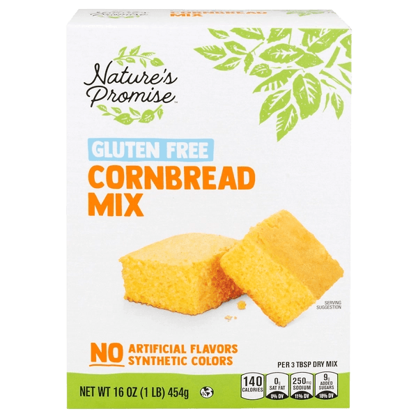 Nature's Promise Gluten free cornbread mix