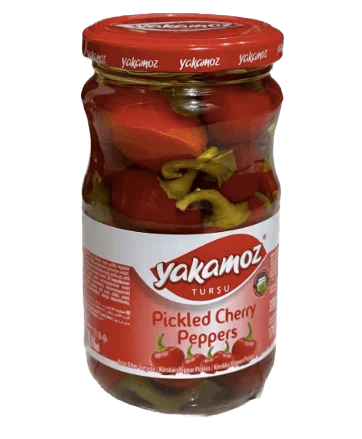 Yaka Kiraz Biber Tursusu Cherry Pepper Pickle glass bottle