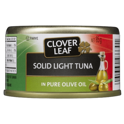 Clover Leaf Solid Light Tuna in Pure Olive Oil can