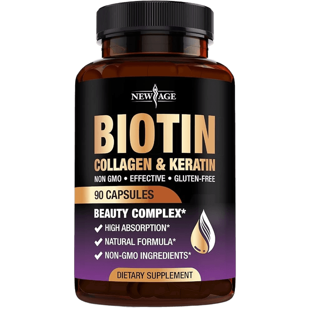 New Age Biotin Collagen & Keratin Beauty Complex