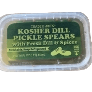 Trader Joe's Kosher Dill Pickle Spears with Fresh Dill & Spices