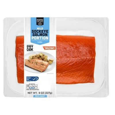 MOWI Wild-caught alaskan sockeye salmon portion