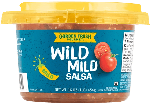 Garden fresh gourmet, wild salsa, mild
