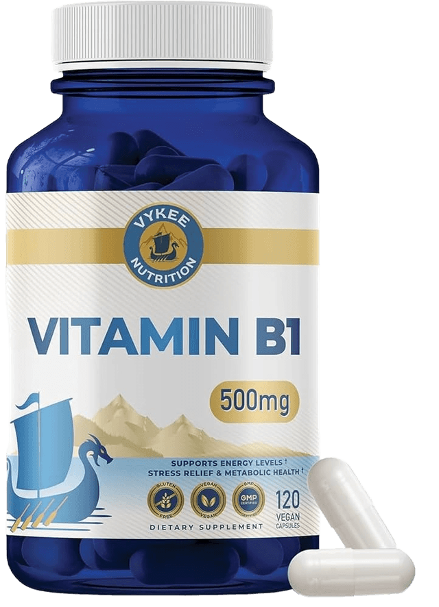 Vykee Nutrition Vitamin B1 (Thiamine) 500mg 120 Count