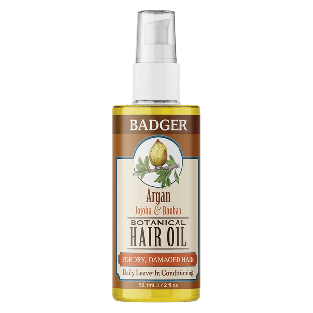 Badger Argan Jojoba & Baobab Botanical Hair Oil