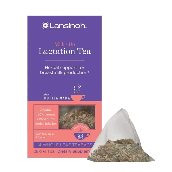 Lansinoh Milk's Up Lactation Tea carton