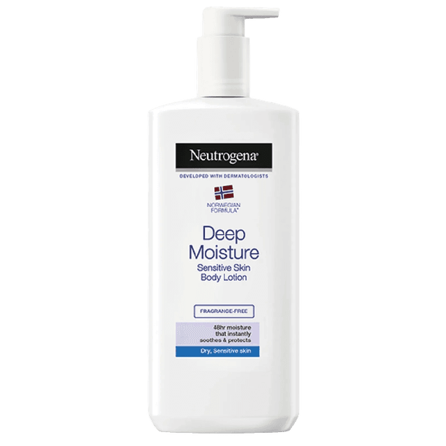 Neutrogena Deep Moisture Hypoallergenic Body Lotion Dry, Sensitive Skin