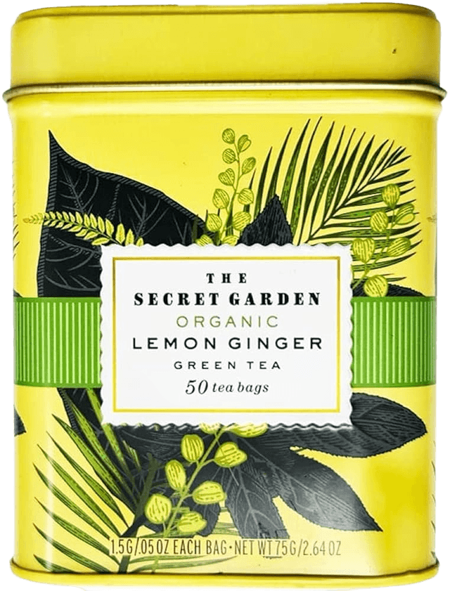 The Secret Garden Organic Lemon Ginger Green Tea tea bags