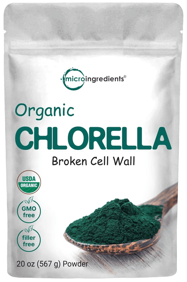 MicroIngredients Superfoods Organic Broken Cell Wall Chlorella Powder
