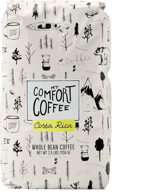 Mt. Comfort Coffee Costa Rica Whole Bean Coffee