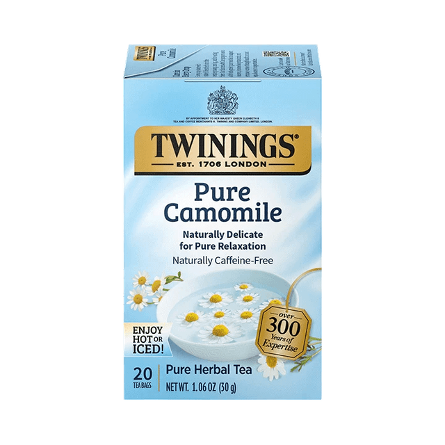 Twinings Pure Chamomile tea carton