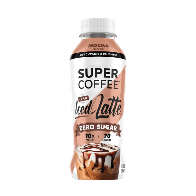 Super Coffee Keto Coffee Drink Mocha plastic bottle