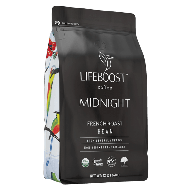 Lifeboost Coffee Midnight French Roast Bean