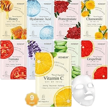 KONEUK Pomegranate Collagen Essence Mask Series