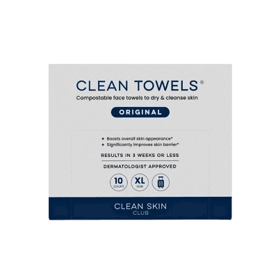 Clean Skin Club Travel Disposable Face Towel