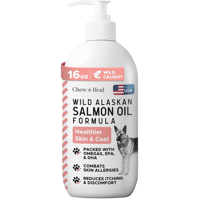 Wild Alaskan Skin & Coat Salmon Oil Based Omega-3 Supplement for Dogs