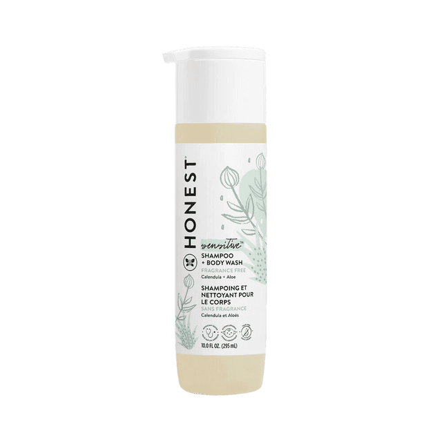 Honest Company Sensitive Shampoo + Body Wash Calendula + Aloe