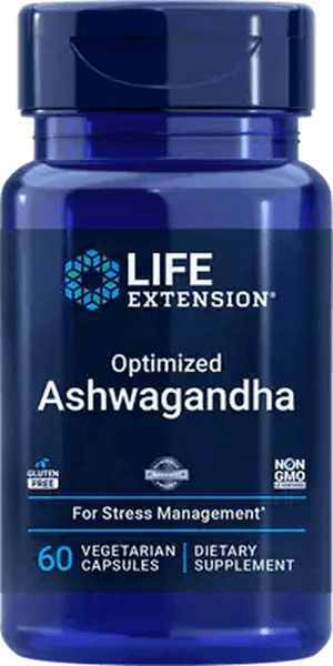 Life Extension Life Extension - Optimized Ashwagandha Extract - Sensoril - 60 Vegetarian Capsules