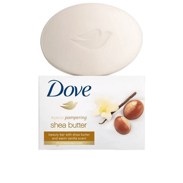 Dove Shea Butter Moisturizing Cream Beauty Bar Shea Butter & Vanilla Scent