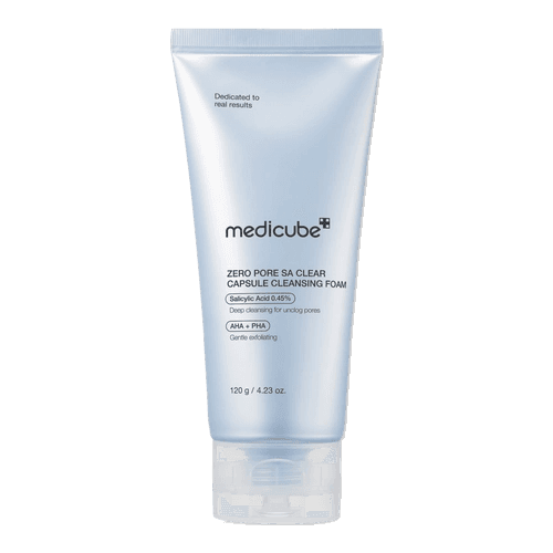 Medicube Zero Pore SA Clear Capsule Cleansing Foam Salicylic Acid AHA PHA