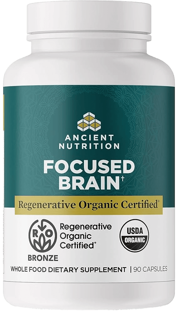 Ancient Nutrition Focused Brain Regenerative Organic Certified