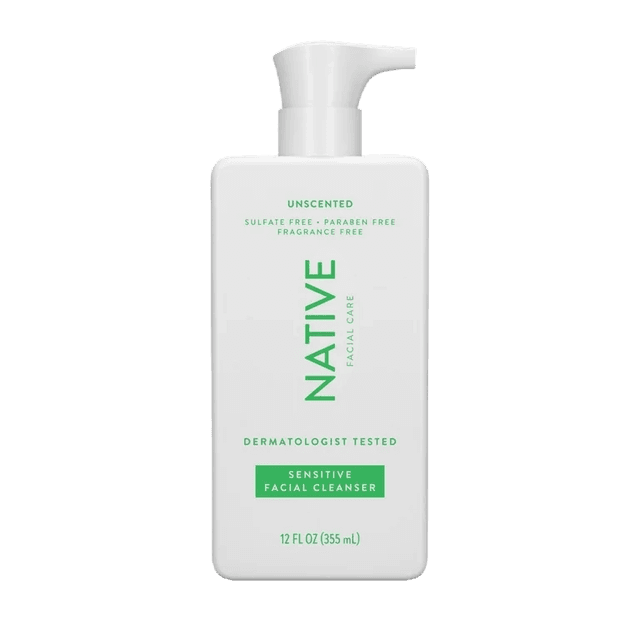 Native Sensitive Facial Cleanser Unscented