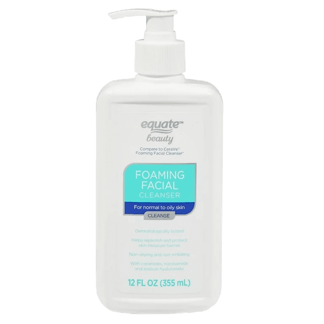 equate beauty Foaming Facial Cleanser for Normal to Oily Skin