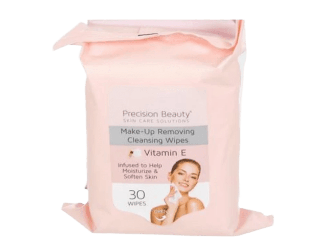 Precision Beauty Make-Up Removing Cleansing Wipes Vitamin E