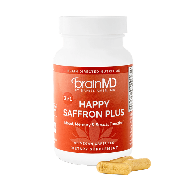 brainMD Happy Saffron Plus Vegan Capsules