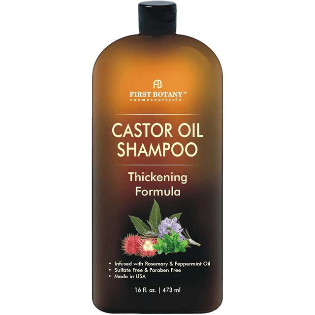First Botany Castor Oil Shampoo Thickening Formula